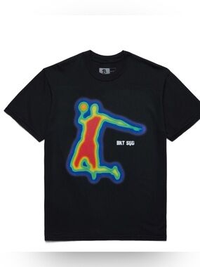 BKTSQD Weatherman Thermal Heat-Map Basketball Tee-Bucketsquad